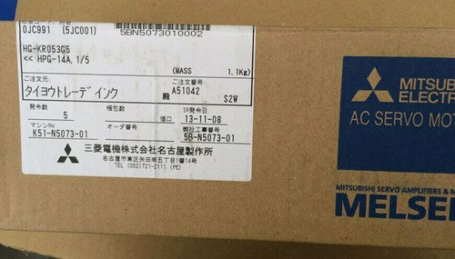 ONE  Mitsubishi Servo Motor HG-KR053G5 1 year warranty