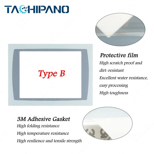 1X  for 2711P-RDT12C PanelView Plus 1250 Overlay with Blue Label PROTECTIVE FILM