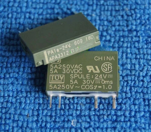 10pcs  4Pins 24V APA3312   Relay PA1A-24V