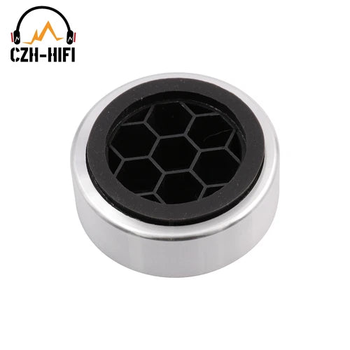 4pcs  For AMP Speaker Turntable DAC 61x23mm Isolation Feet Aluminum Plastic Pad