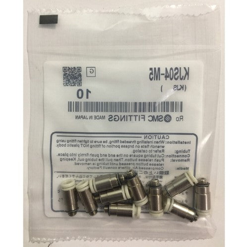 10PCS  SMC KJS04-M5 Micro tracheal connector Free shipping