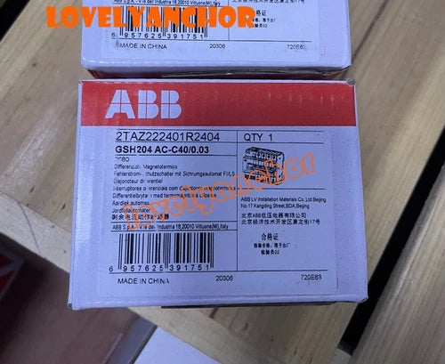 1X Residual Current Circuit Breaker with Overcurrent Protect GSH204 AC-C40/0.03