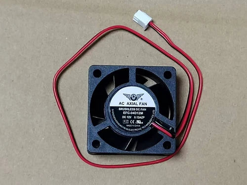 1PC 2 line mute chassis cooling fan    cold EFC-04D12M 4020 12V 0.12A 4CM