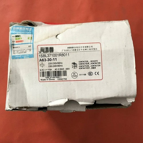 One  Abb A63-30-11 Contactor A63-30-11 220VAC Free shipping