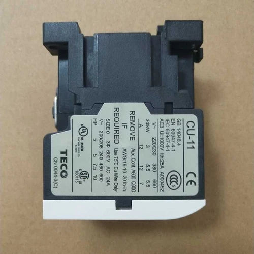 1pcs  For TECO contactor CU-11 380V AC