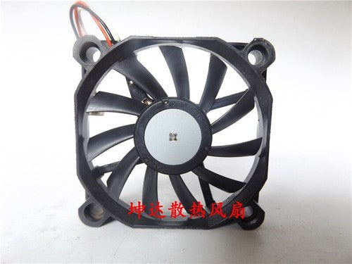 1 pcs NMB Fan 06010KA-12L-AL 12V 0.13A 6010 6 cm 3 wire Double ball cooling fan