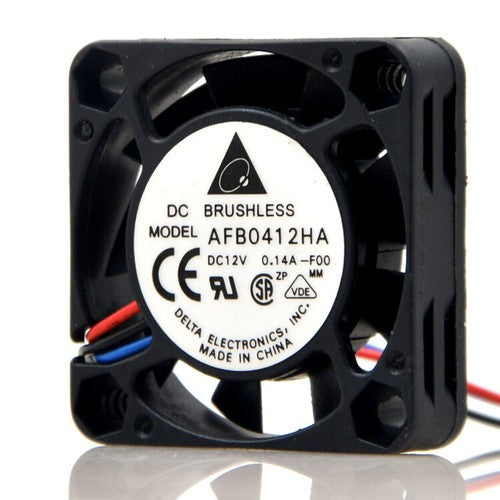 Delta AFB0412HA DC 12V 0.14A 4CM 4010 40x40x10MM two ball bearing cooling fan