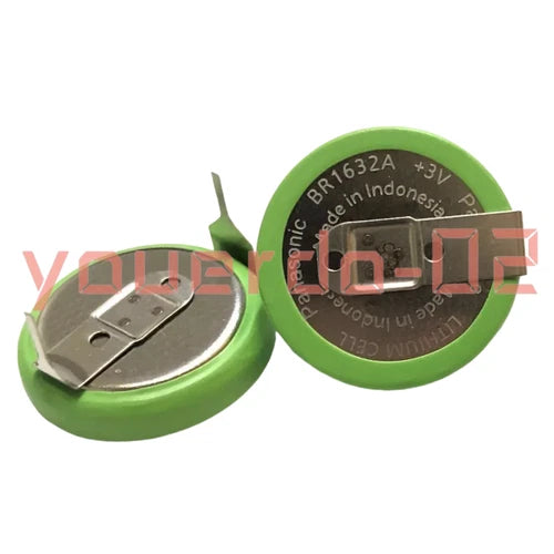 2PC    Button Cell High Temperature Battery   BR1632A