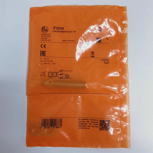 IFM IF5906 Inductive Proximity Switch Sensor 10-30VDC 700Hz