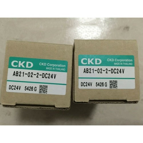 One For CKD  AB21-02-2-DC24V Solenoid Valve Free Shipping