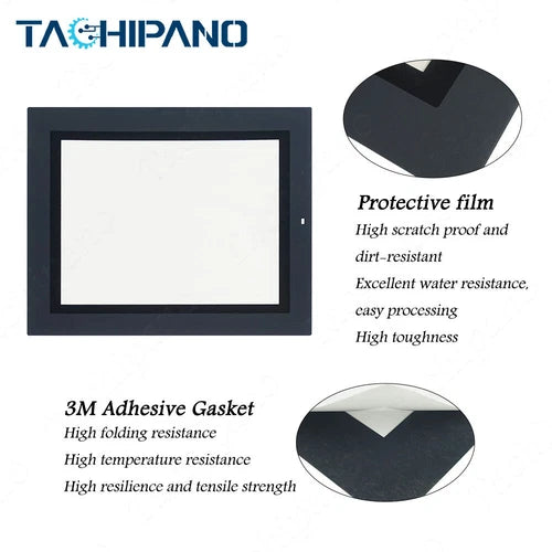 for VT27S VT27SB Panel Glass with Protective Film VT2-7S VT2-7SB Touch Screen