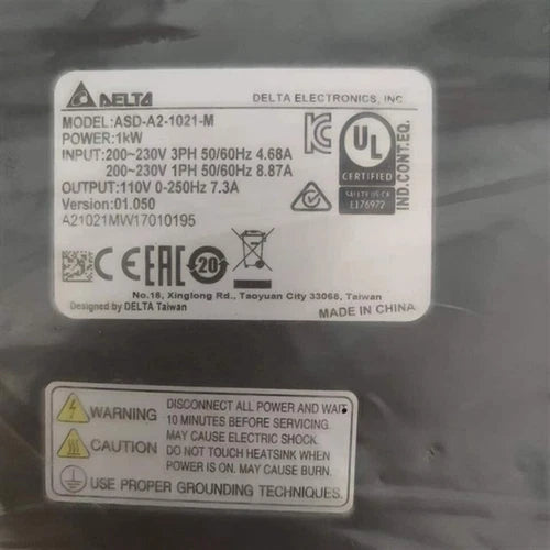 1pcs   Delta Servo Drive ASD-A2-1021-M Free delivery