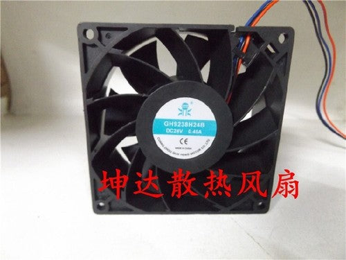 1 PCS GUO HENG Fan GH9238H24B DC24V 0.45A 9238 9cm 3 wire cooling fan