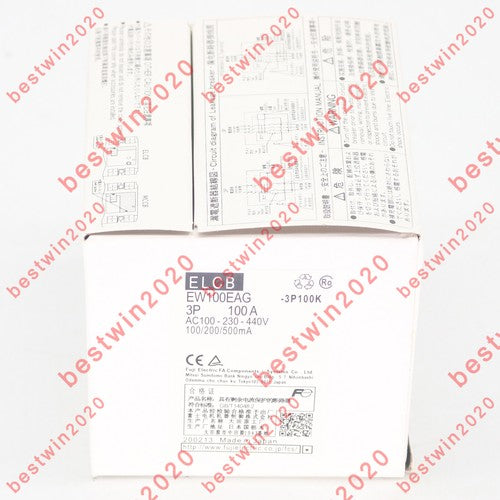 FUJI EW100EAG 3P 100A  circuit breaker
