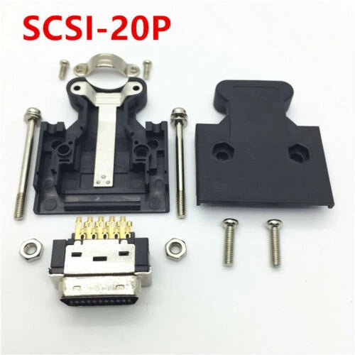 5pcs  SCSI-20P Servo Connector  replaces 3M 10120-3000PE/10320-52A0-008