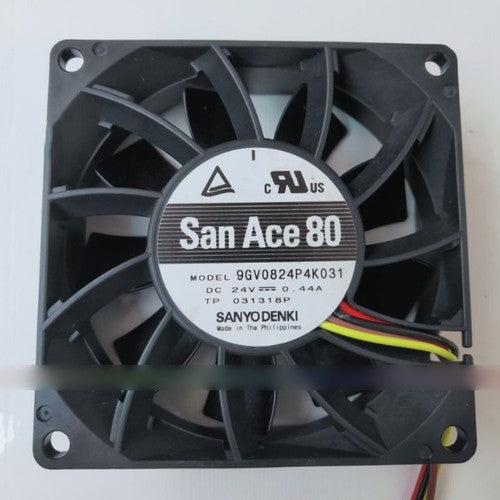 One For SANYO  9GV0824P4K031 24V 0.44A 4wire 80*25mm Inverter cooling fan