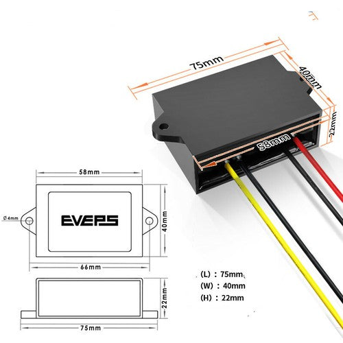 12V To 24V 72W 3A DC Power Step-Up Module 12V Up 24V Boost Converter