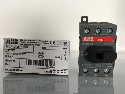 1PC OT16F3/OT25F3/OT40F3/OT63F3/OT80F3/OT100F3/OT125F 3-pole SWITCH DISCONNECTOR