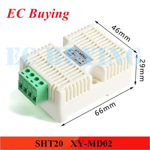 SHT20 XY-MD02 Temperature Humidity Sensor Transmitter RS485 Monitor DC 5-30V
