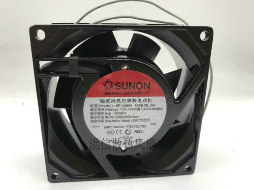 1 PCS SUNON Fan SF11580A 1083HBL.GN 115V 8038 8CM 2 Wire AC Cooling Fan