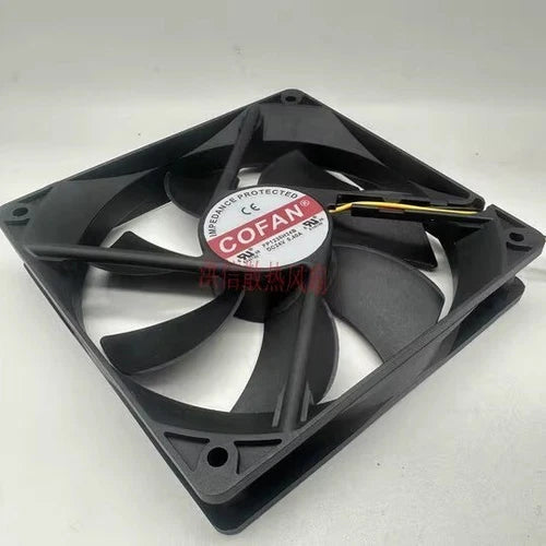 1 PCS   Fan  DC24V 0.40A 12025 120*25MM 3 wire cooling fan FP1225H24B