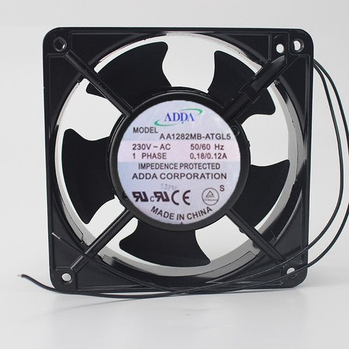 1 PCS ADDA Fan AA1282MB-ATGL5 AC 230V 12CM 12038 2 Wire