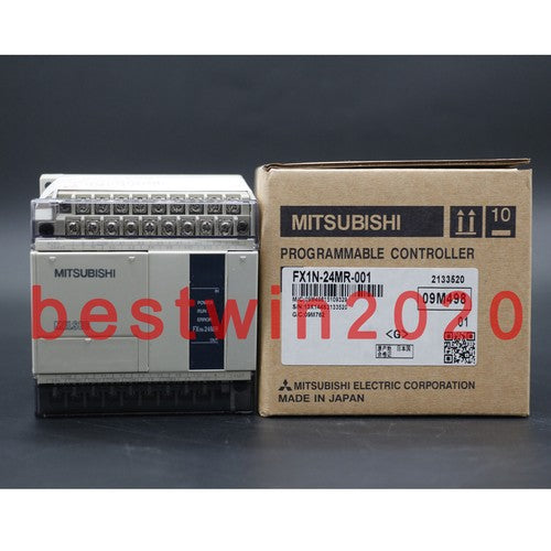 1PC  Mitsubishi PLC MELSEC FX1N-24MR-001 FX1N24MR001 free shipping