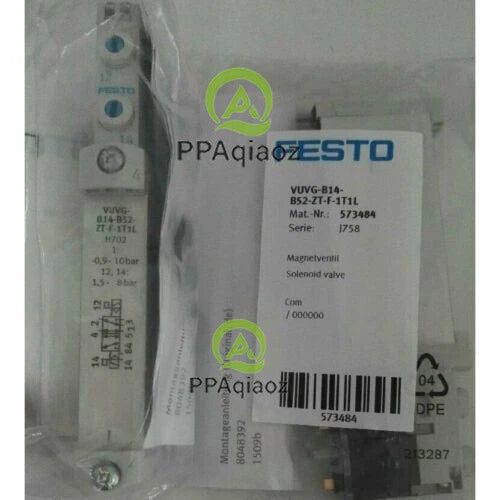 FESTO VUVG-B14-B52-ZT-F-1T1L 573484 1PC  Solenoid Valve Free Shipping