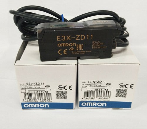 1pcs Omron E3X-ZD11 2M Photoelectric Switch Sensor Fiber Amplifier