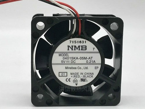 1 PCS NMB Fan 04015KA-05M-AT DC 5V 0.21A 4015 4CM 3 Wire cooling fan
