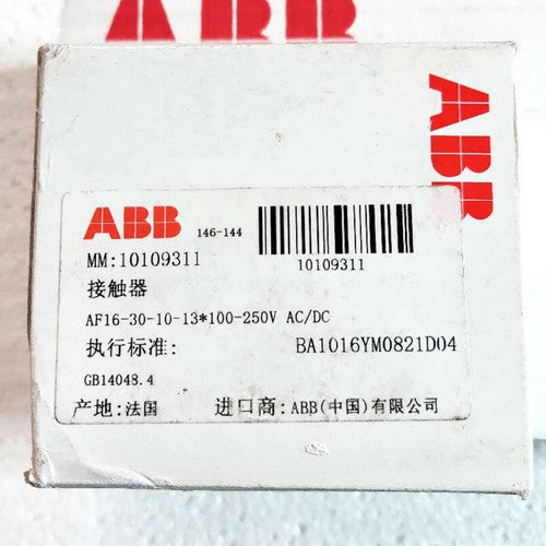 1pc  Abb AF16-30-10-13 Contactor 50Hz/60Hz 100 -250V spot stock