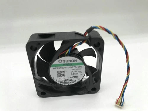 1 pcs   4CM ultra quiet fan  4010 MF40100V1-1Q07A-S99 DC5V 0.56W