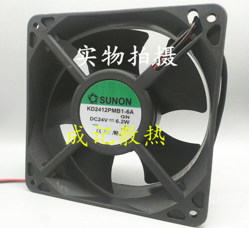 1pcs  SUNON KD2412PMB1-6A 24V 6.2W 12038 120mm inverter cooling fan