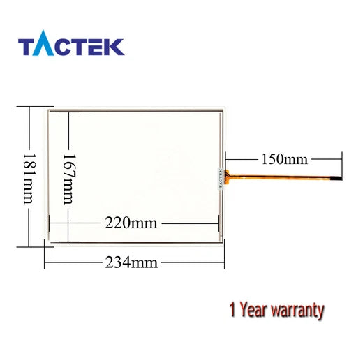 1X  for AMT 98598 98598 B7501117 1071.0021 Panel Glass Touch Screen
