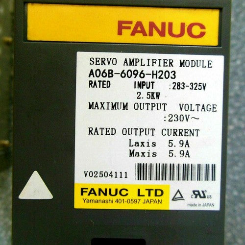 For FANUC A06B-6096-H203  Servo Amplifier Free Shipping
