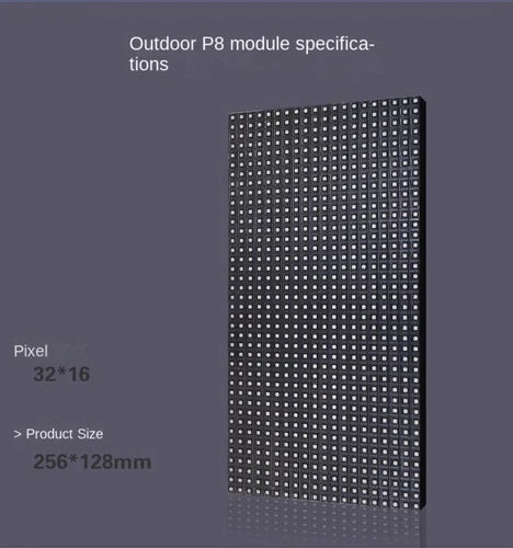 1pcs  Module 256mm * 128mm Video Wall LED P8 Full-color Outdoor SMD3535