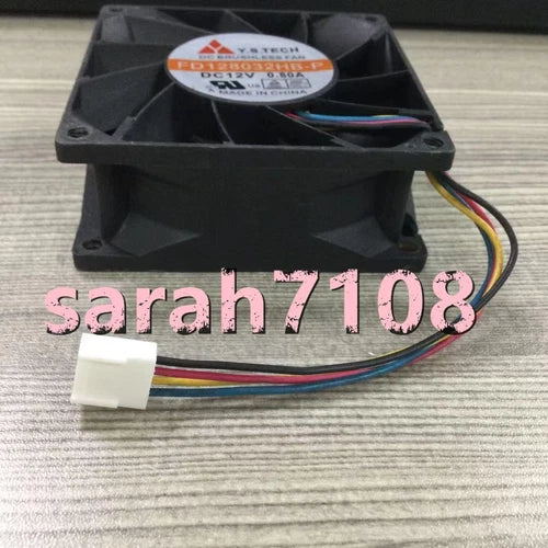 1PC 4-wire cooling fan   FD128032HB-P 12V 0.80A 8032 8CM