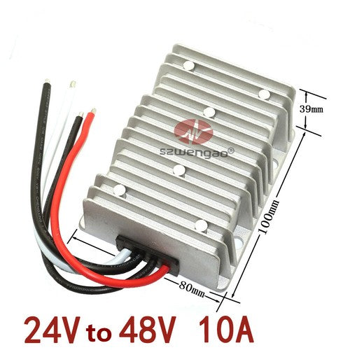 24V to 48V 10A 480W regulator DC converter high power car boost module