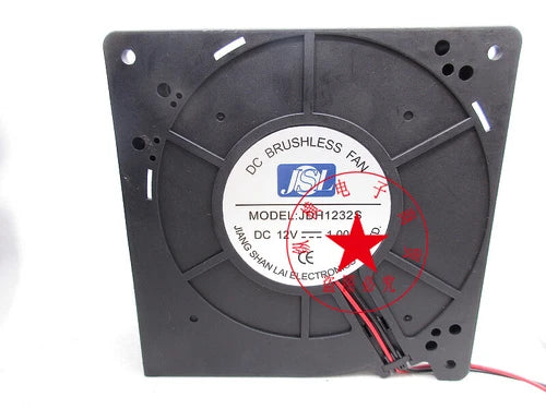 1PCS 12V 1.00A 12032 12CM 2-wire high air volume cooling fan JSL JDH1232S