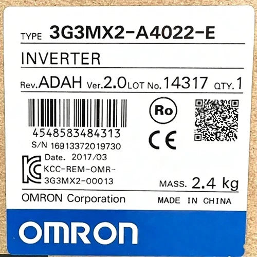 3G3MX2-A4022-E  OMRON 3G3MX2A4022E Inverter