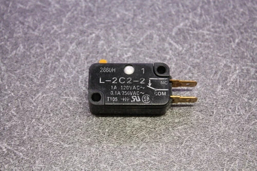2PCS  For 1A 120VAC 2 -Pins Micro switch L-2C2-2