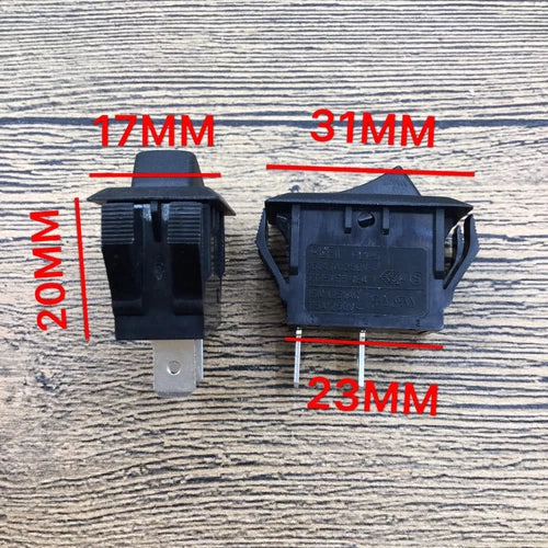 2pcs    2 pins Power Rocker Switch  RL1-5 16A 250V ON-OFF