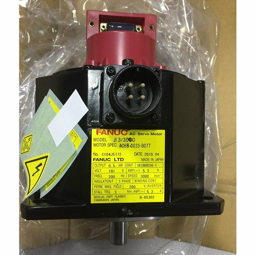 For FANUC A06B-0033-B077  servo motor Free Shipping