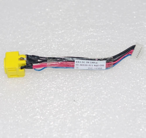 1X For 50.4KE09.011 KN3 DC IN CABLE ThinkPad W520 W530 power jack flat port