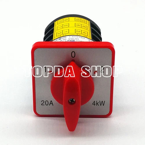 1Pcs HZ5-20/4M05 for Lean switch 4KW 20A forward and reverse function HZ5D-20