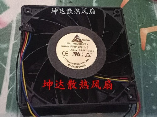 1 PCS DELTA Fan PFR1224UHE-CE75 DC24V 1.75A 12038 12CM 4 Pin cooling fan
