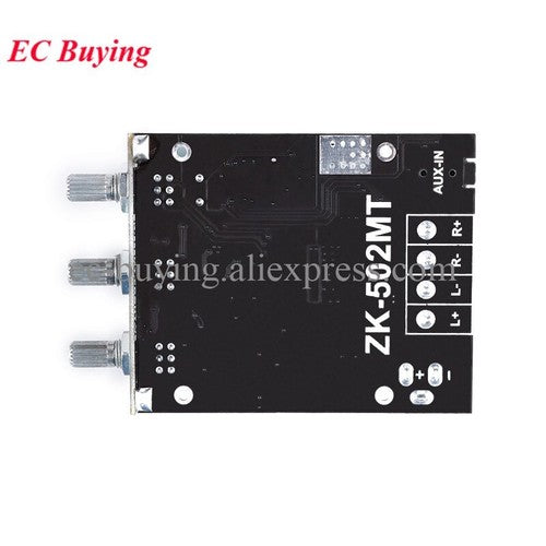 ZK-502MT Bluetooth-compatible 5.0 Subwoofer Amplifier Board 2.0 Channel Bass AMP