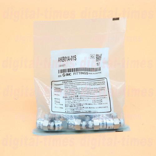 10PC  SMC AKB01A-01S Pneumatic connector Quality assurance#LJ