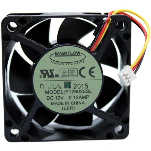 1PC  0.12AMP PWM 6CM 6025 Main Box CPU Cooling Fan 3-wire F126025SL DC12V