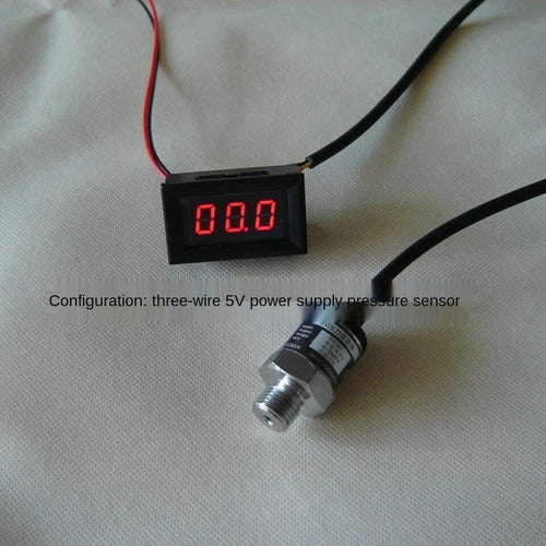 1PC pneumatic shock digital pressure gauge Small panel mounting Pressure gauge